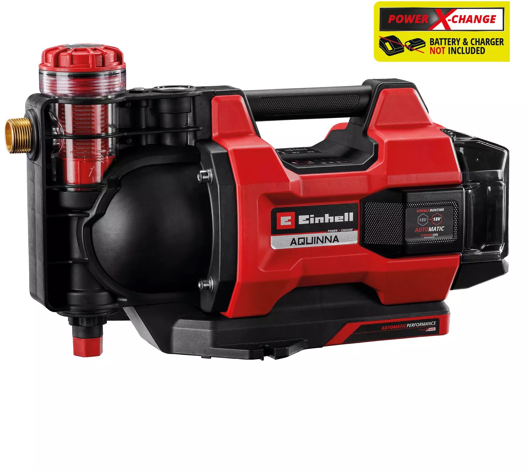 EINHELL Záhradné čerpadlo AKU Aquinna 18/30 Li F LED Automatic, 4180460 (bez AKU)