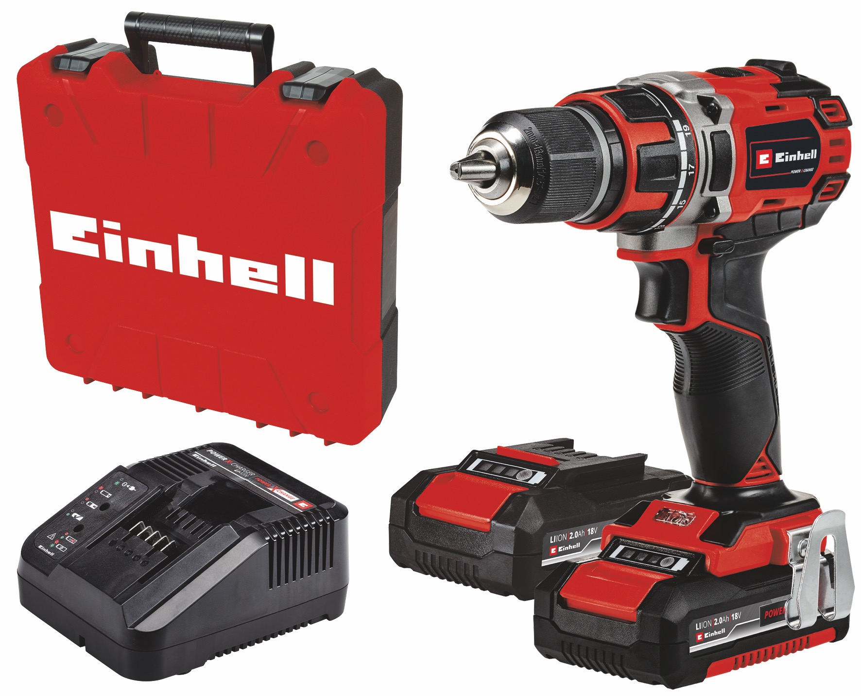EINHELL Professional Vŕtačka AKU TP-CD 18/50 Li BL, 4513896 (2× 2 Ah)
