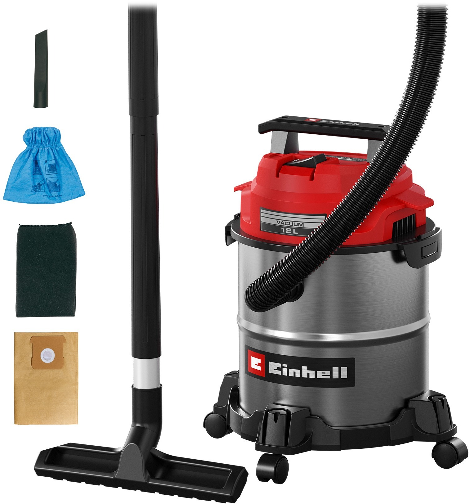 EINHELL Vysávač na suché aj mokré vysávanie elektrický TC-VC 1240 S, 2347400