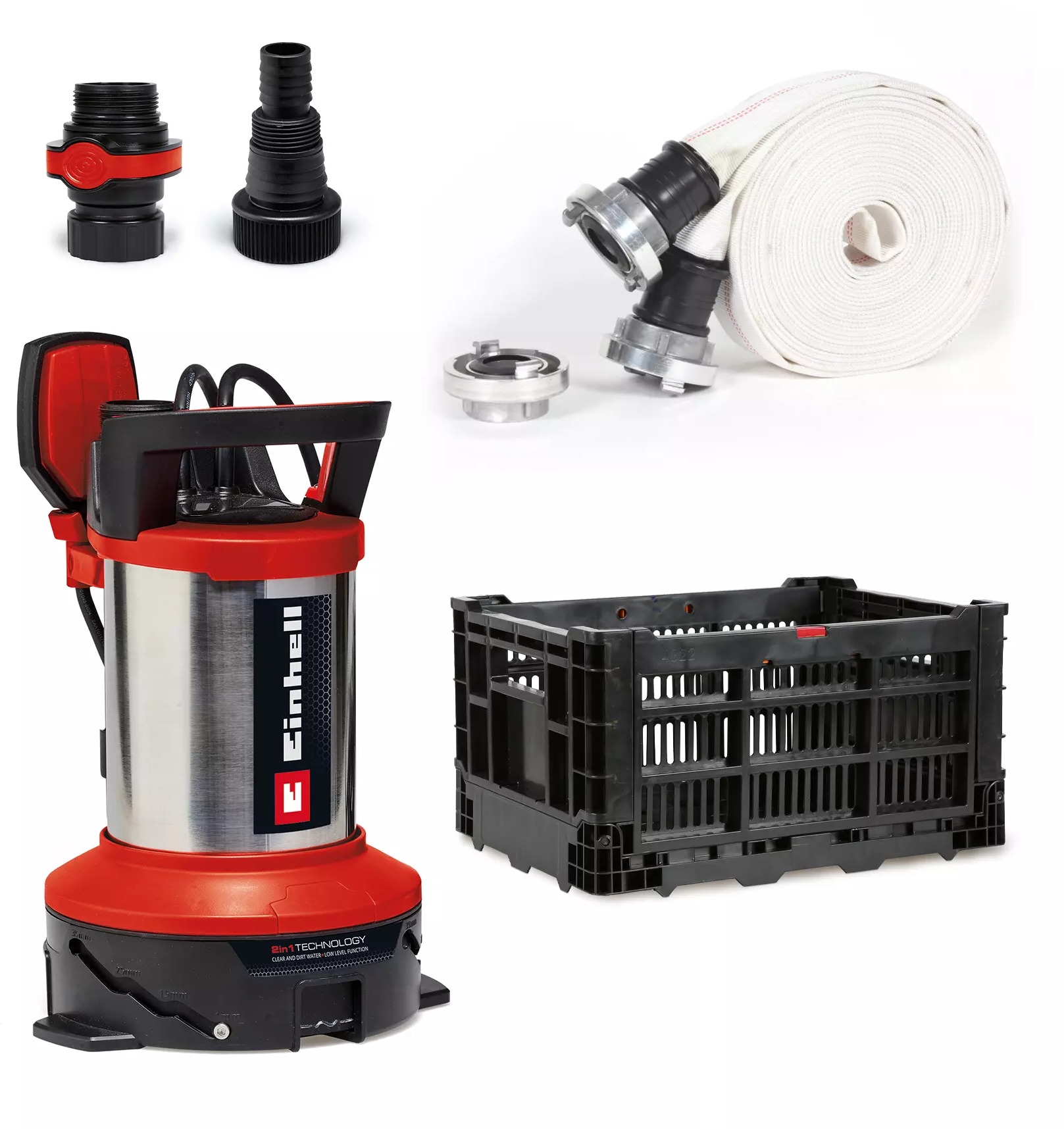 EINHELL Povodňový súprava – čerpadlo na čistú aj kalnú vodu GE-DP 7535 N LL ECO, 4181515