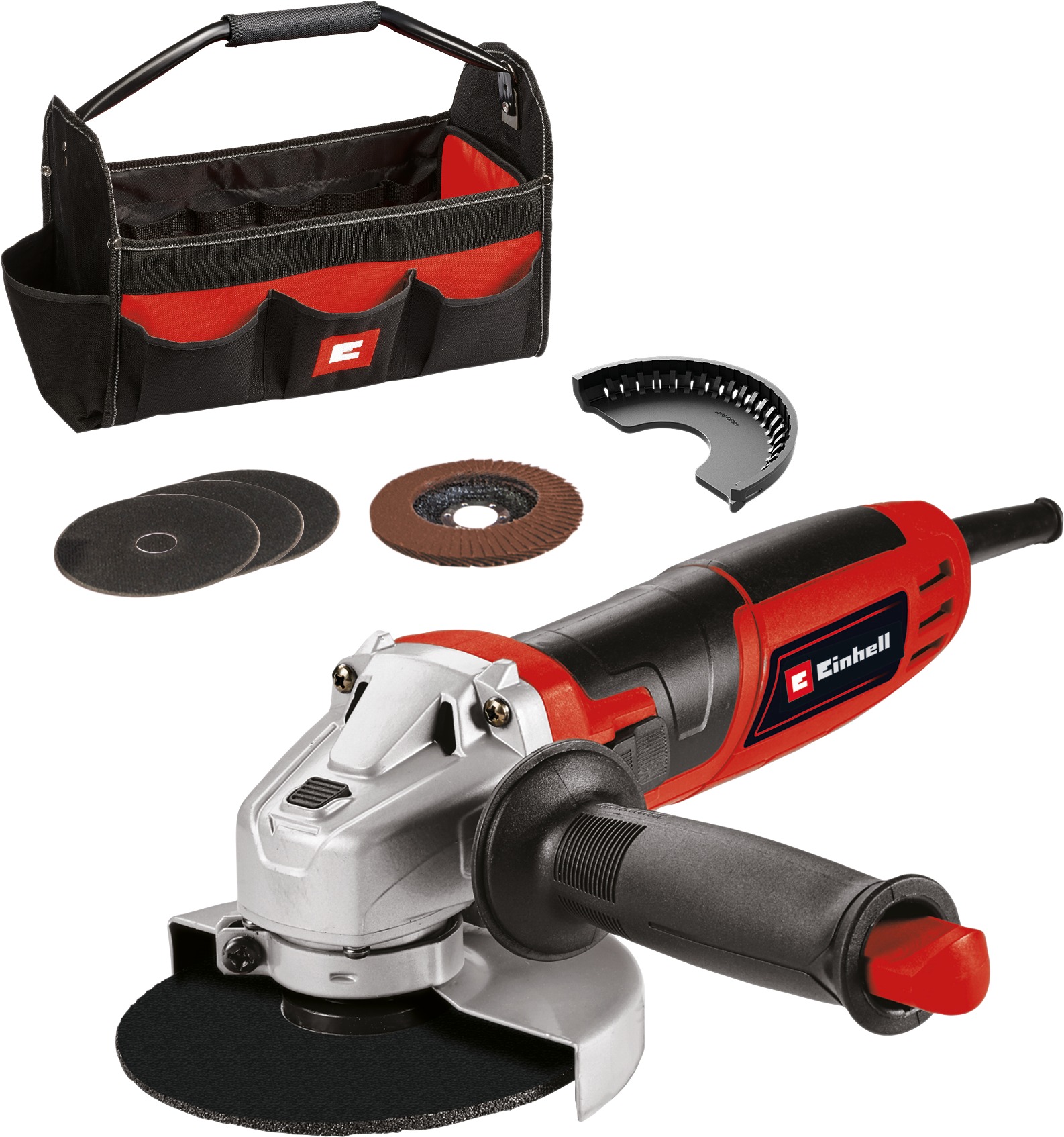 EINHELL Uhlová brúska elektrická TC-AG 125/850 sada, 4430977