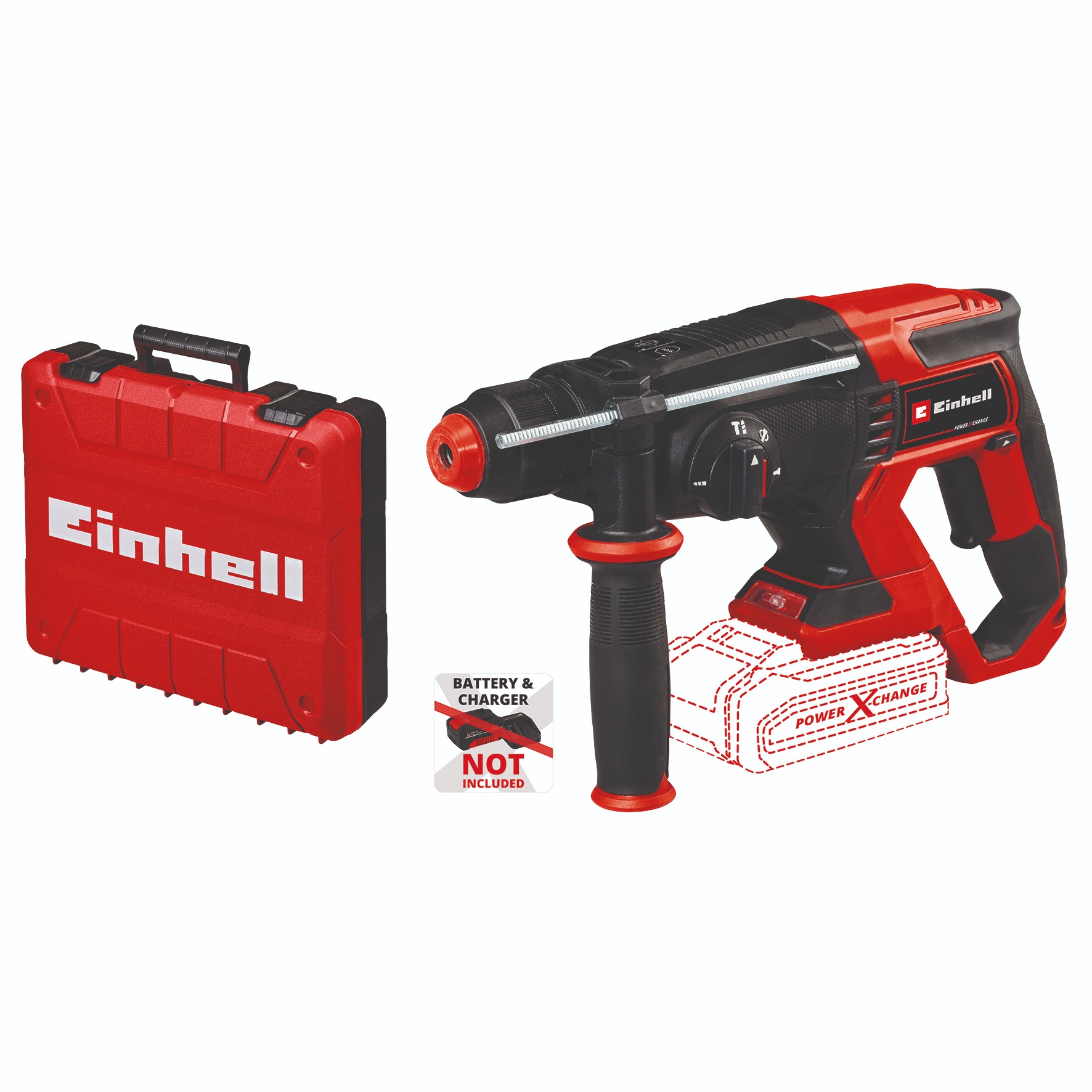 EINHELL Kladivo vŕtacie a sekacie AKU TE-HD 18/20 Li-Solo, 4514260 (bez AKU)