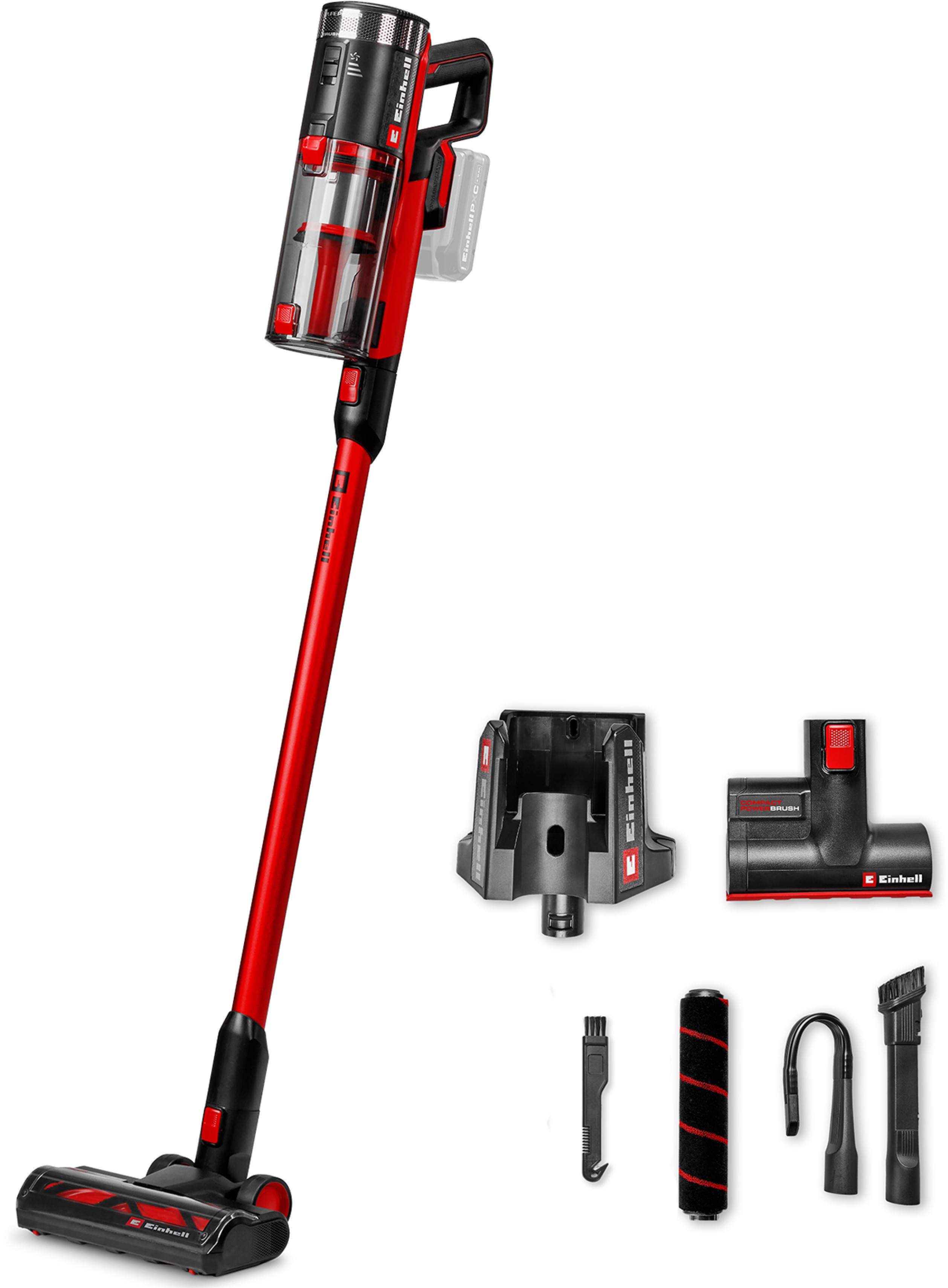 EINHELL Tyčový vysávač cyklónový AKU TE-SV 18/270 Li BL-Solo, 2347225 (bez AKU)