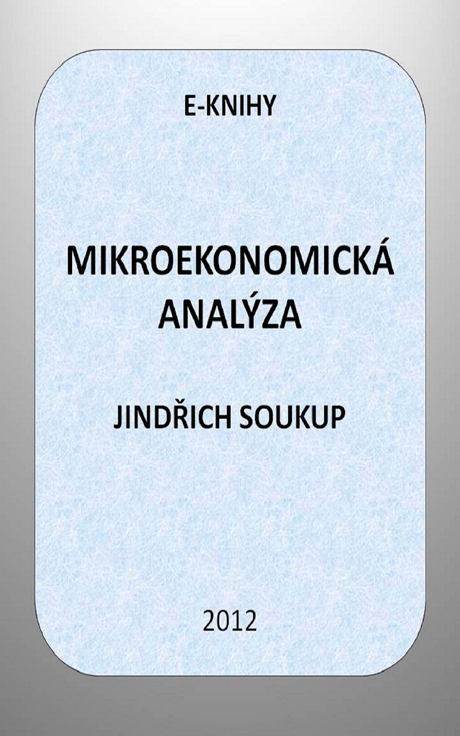 Mikroekonomická analýza
