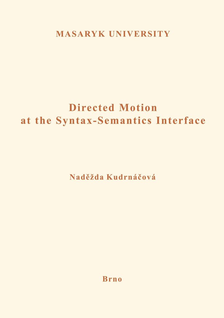 Directed Motion at the Syntax-Semantics Interface