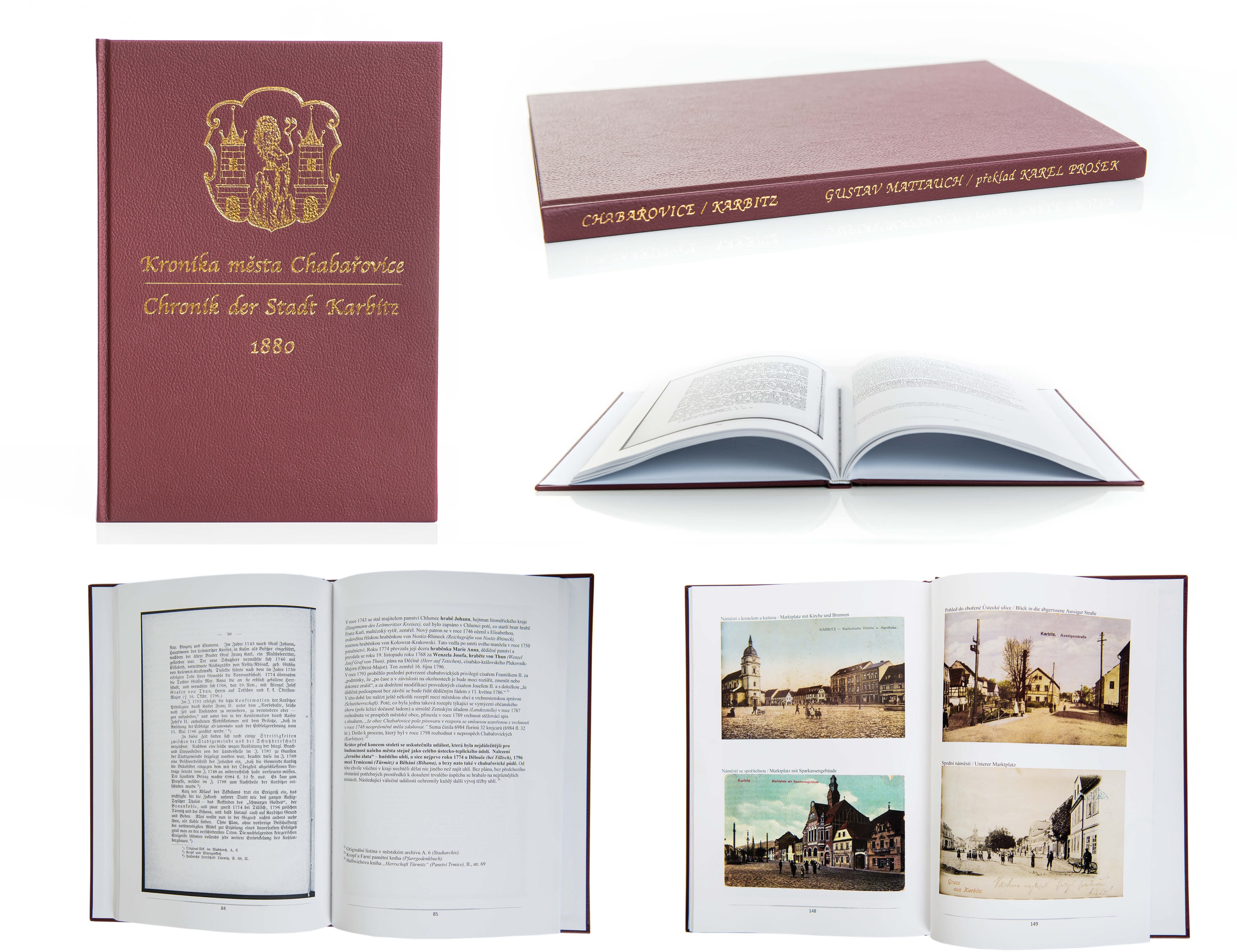 Kronika města Chabařovice z roku 1880