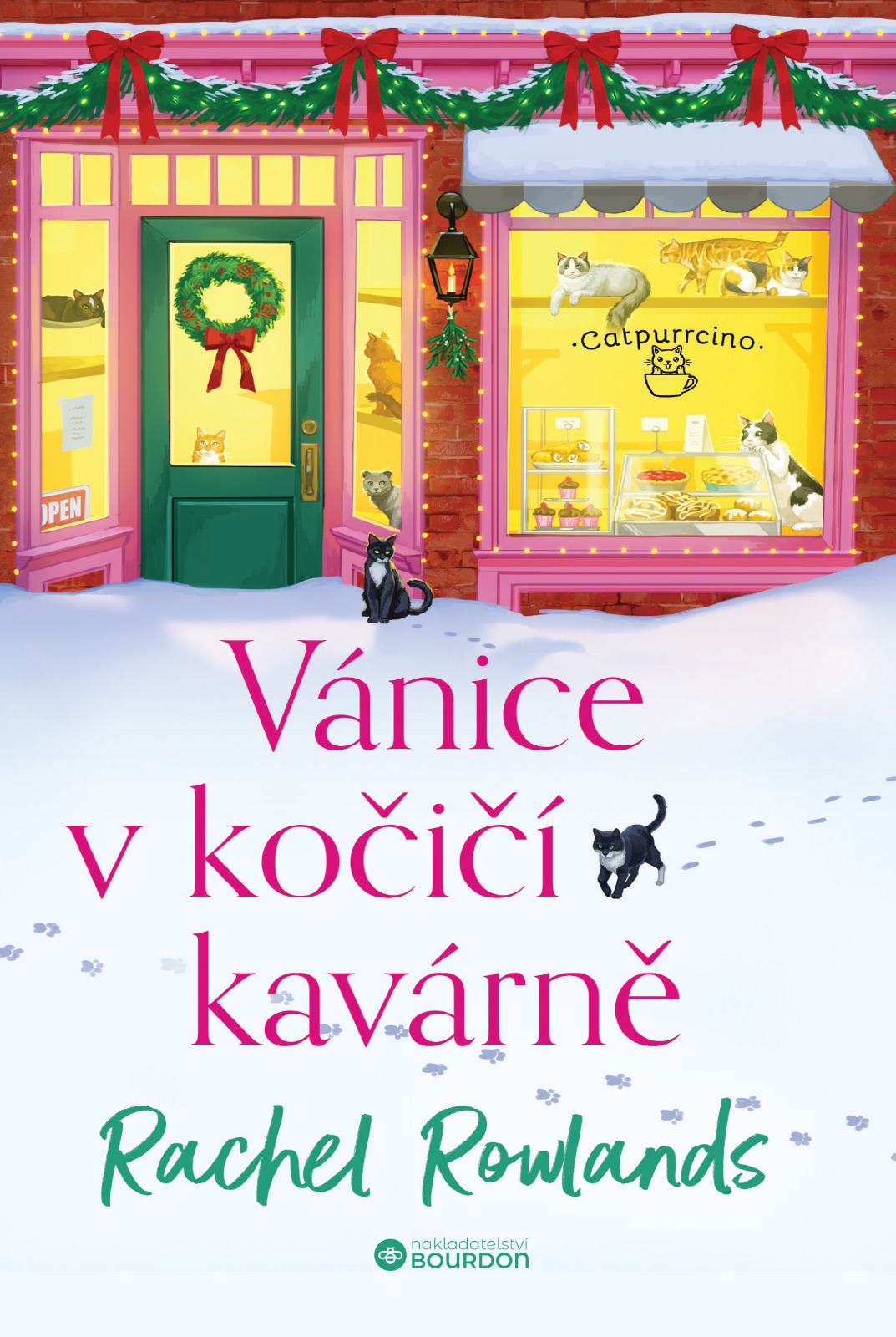 Vánice v kočičí kavárně