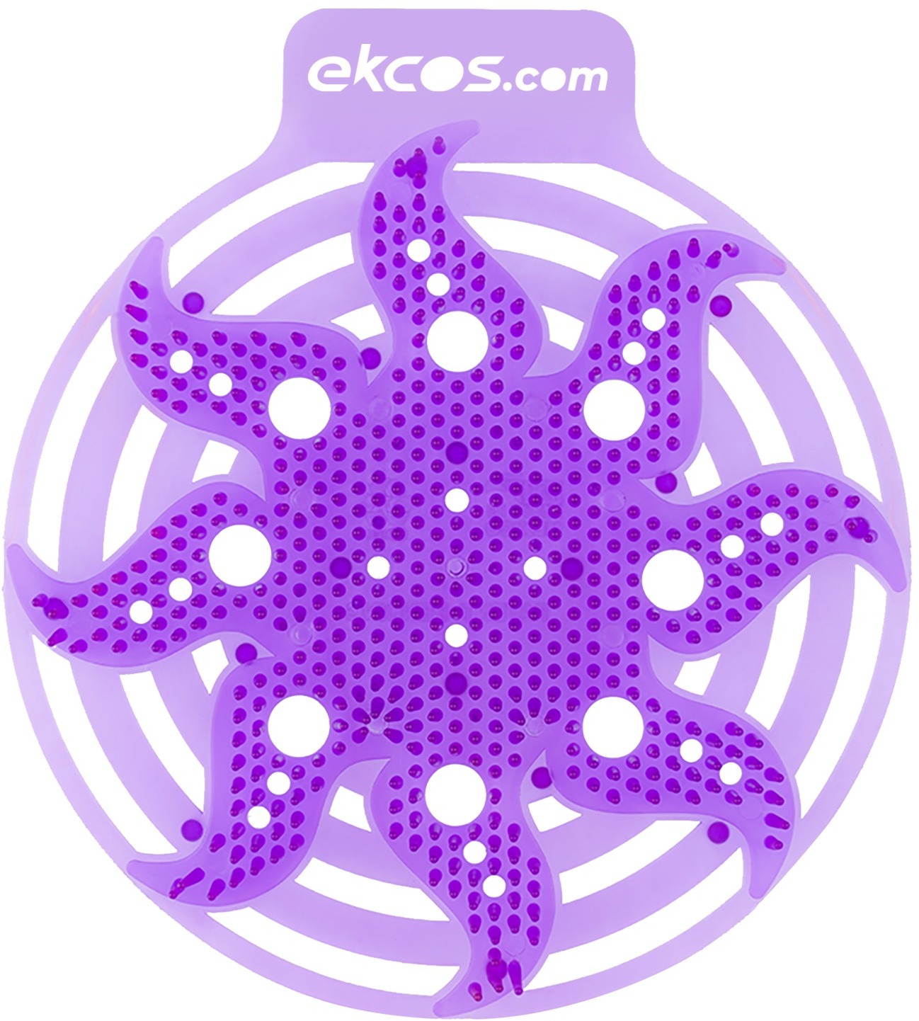 Ekcos Powerscreen – 30-dňové biorozložiteľné antisplash sitko do pisoára, vôňa lesné plody, 2 ks