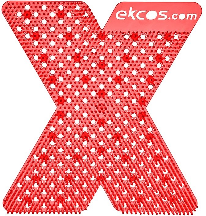 Ekcos Xcrën HD – 60+dňové biorozložiteľné antisplash sitko do pisoára, vôňa melón, 2 ks