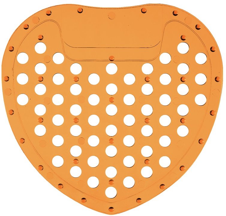 Ekcos Basic Screen – 30-dňové biorozložiteľné sitko do pisoára, vôňa tropické ovocie