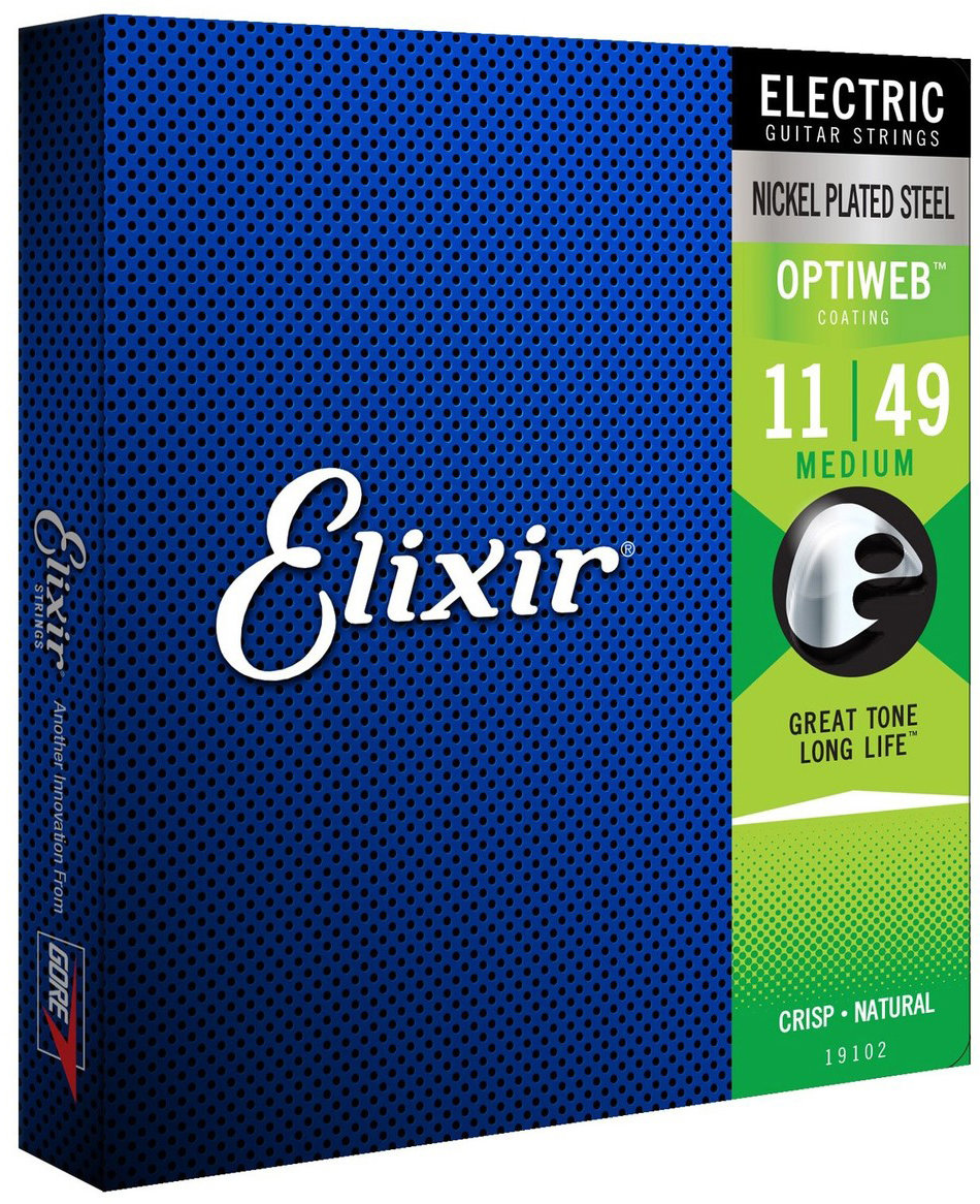 Elixir 19102 Optiweb Nickel 11-49 Medium