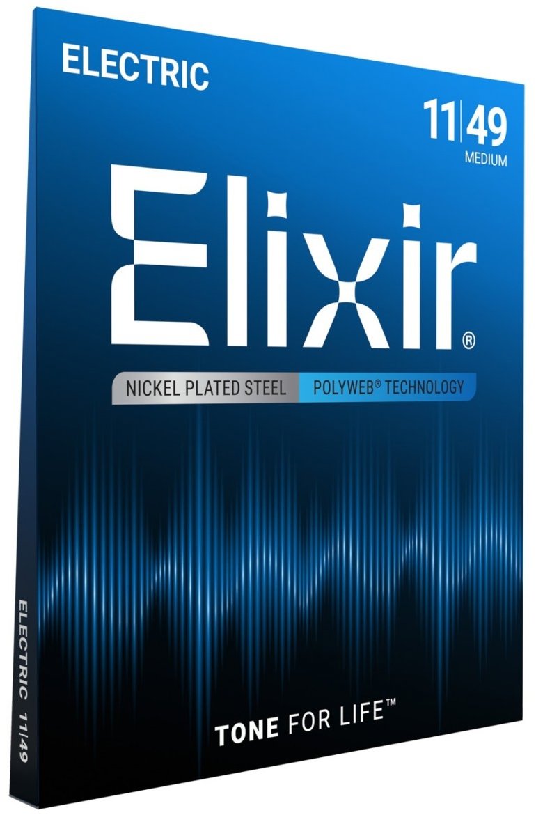 Elixir 12100 Polyweb Nickel 11-49 Medium
