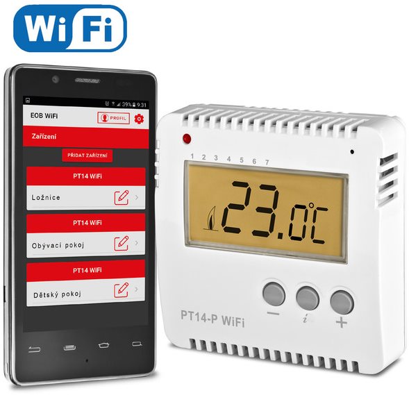 ELEKTROBOCK Termostat PT14-P-WIFI