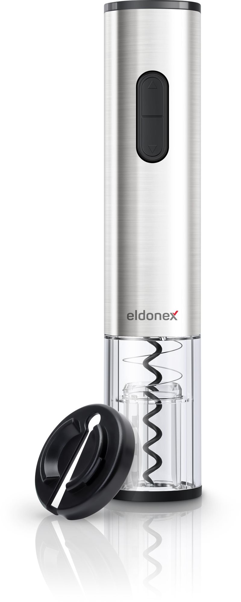 ELDONEX WineSpin Premium elektrický otvárač na víno, strieborný