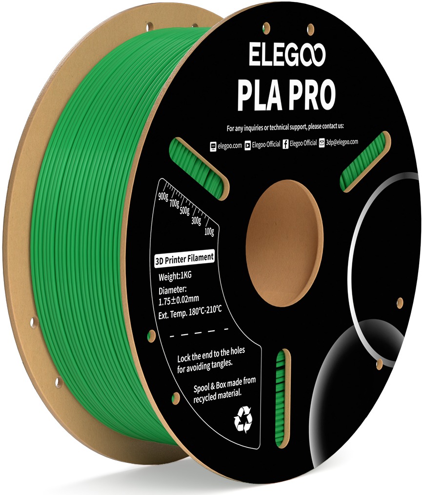 Elegoo PLA PRO, Green 1kg