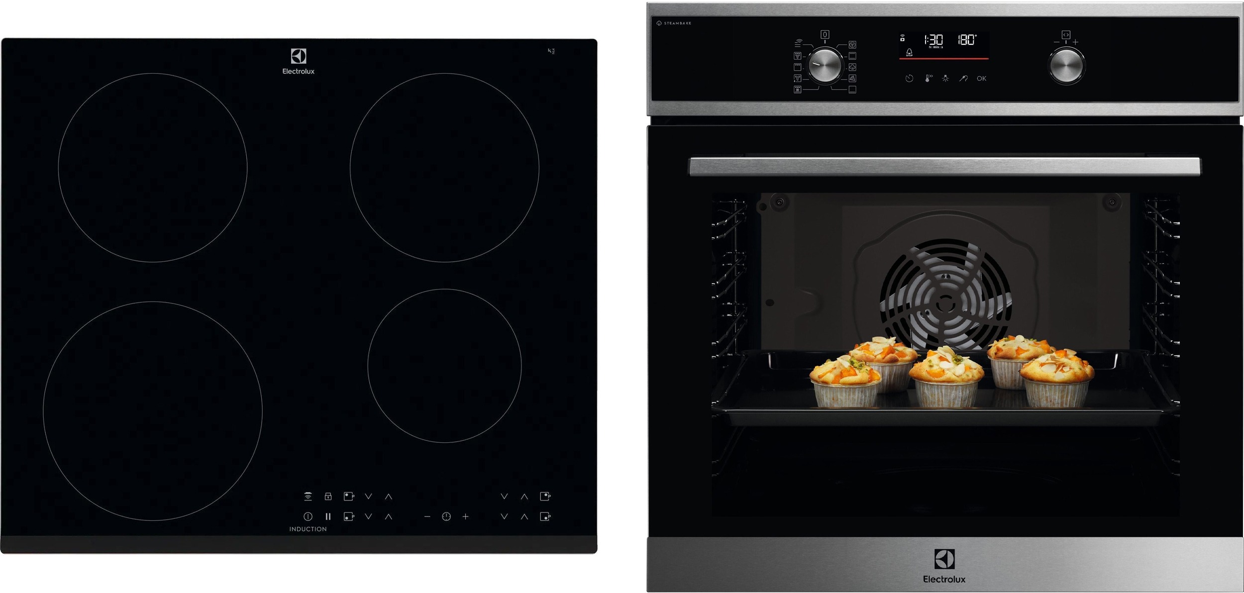 ELECTROLUX 600 SteamBake EOD6F77WX + 300 LIR60433