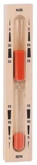 Eliga – presýpacie hodiny do sauny 15 min. Červený piesok_3