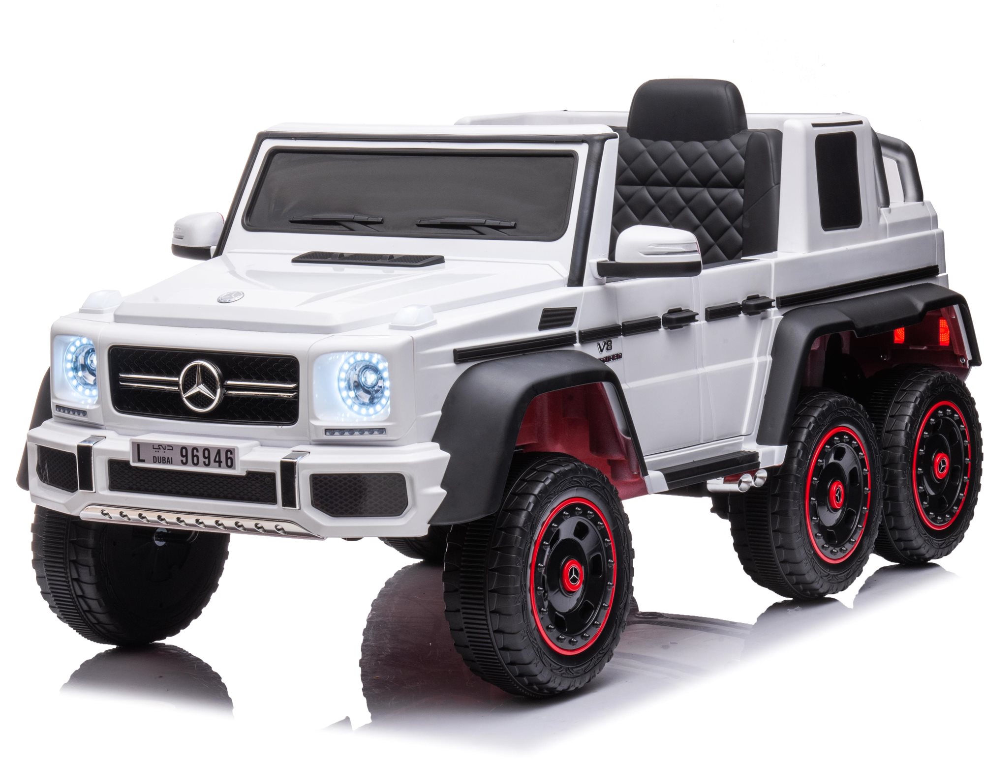 Eljet Mercedes G63 - 6 kol bílé/white