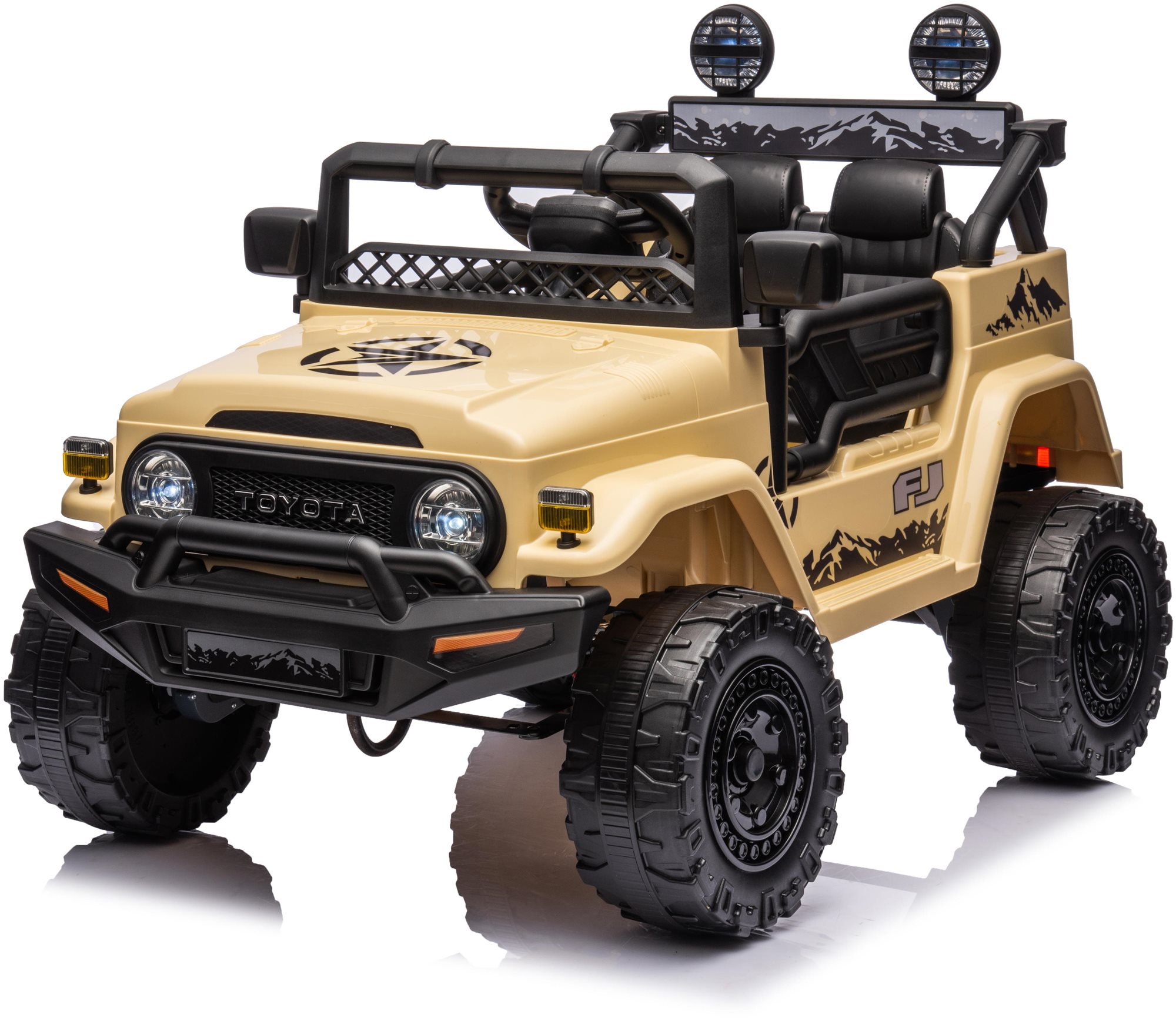 Eljet Toyota FJ Cruiser hnedožlté/kaki