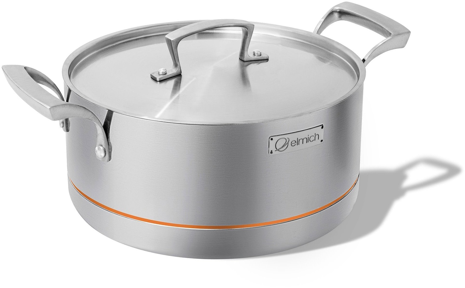 Elmich pětivrstvý nerezový hrnec Penta Copper s měděným jádrem 24 cm