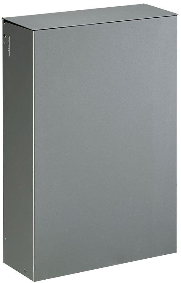 Nástenný kôš s vekom Rossignol Stella 51349, 20 l, metalovo-sivý