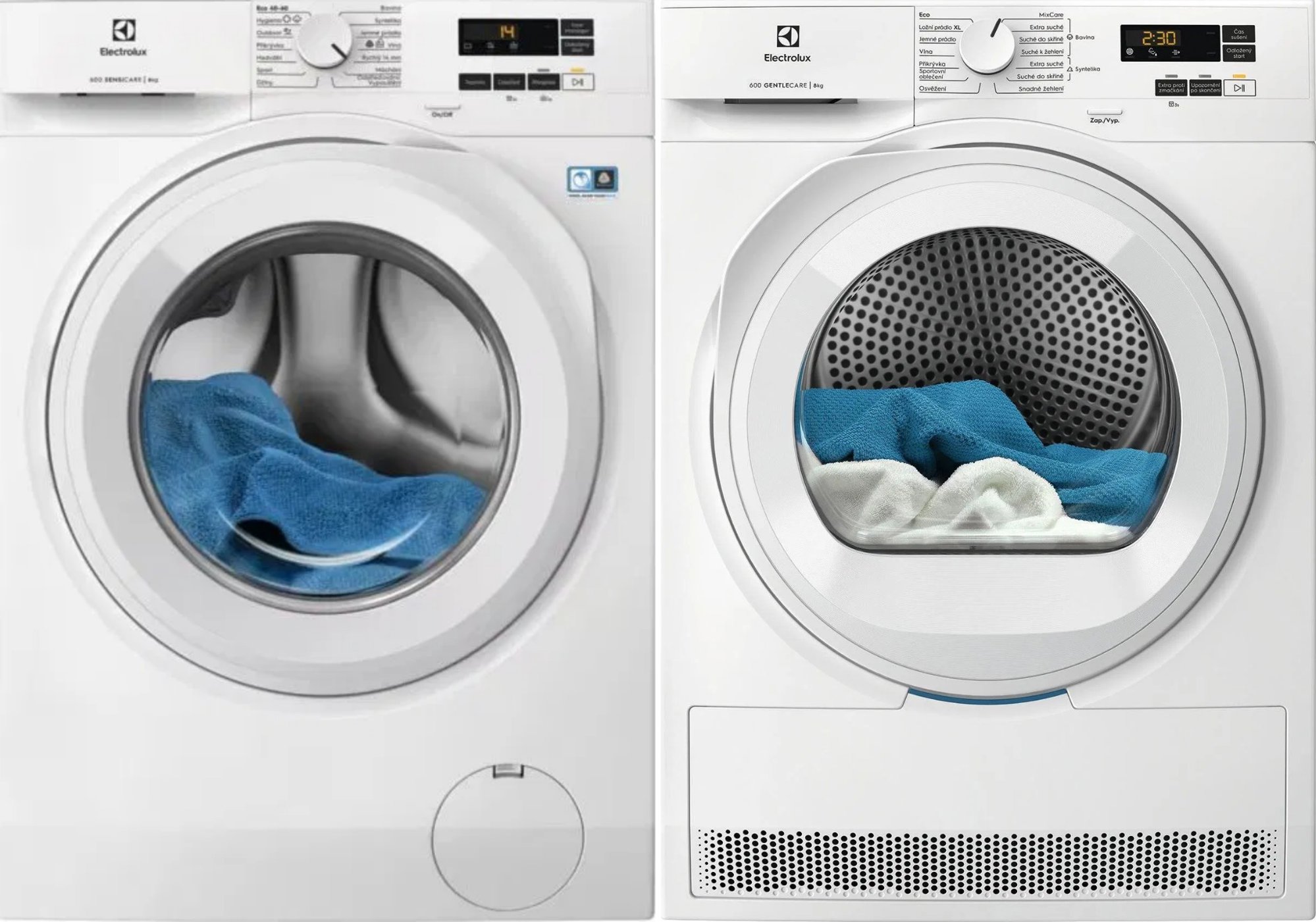 ELECTROLUX 600 SensiCare EW6F1481C + ELECTROLUX 600 GentleCare EW6D183AC