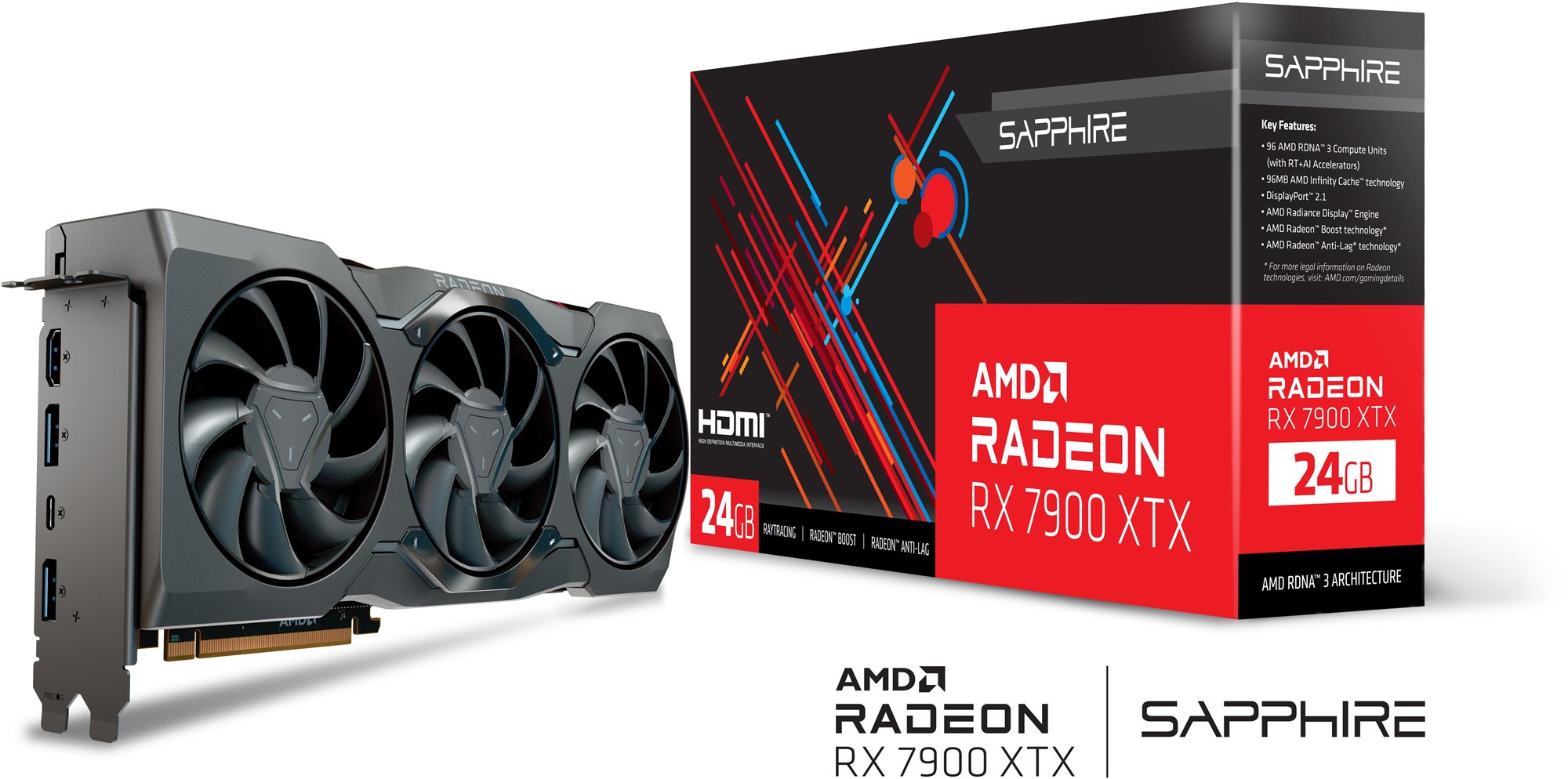 Repasované – SAPPHIRE AMD Radeon RX 7900 XTX GAMING 24G