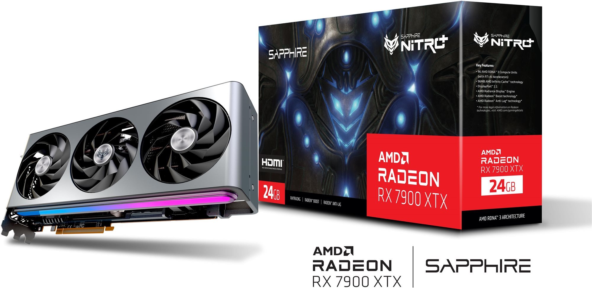 Repasované – SAPPHIRE NITRO+ AMD Radeon RX 7900 XTX Vapor-X 24G