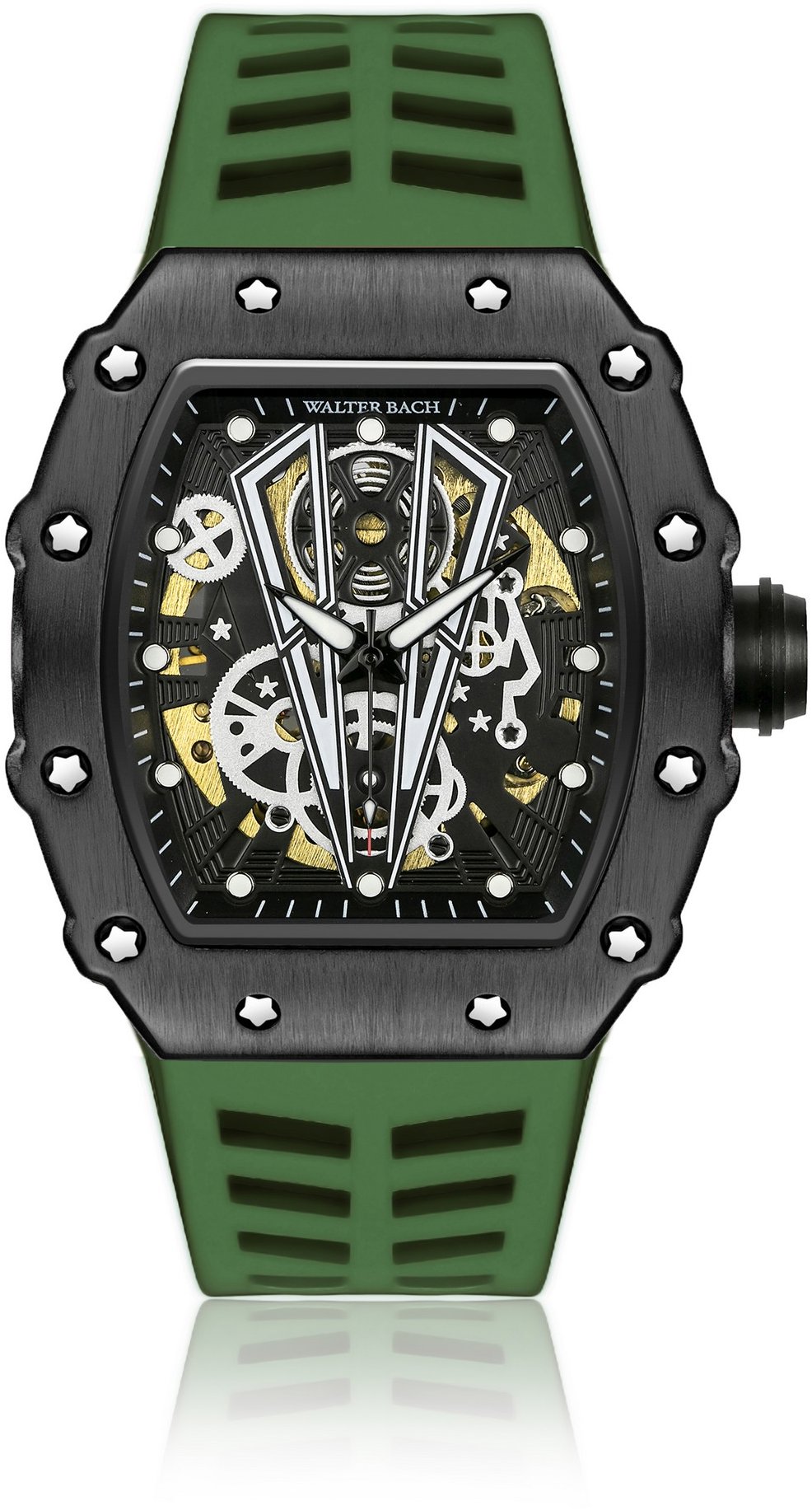 Walter Bach Pánske hodinky hranaté WDK-X002