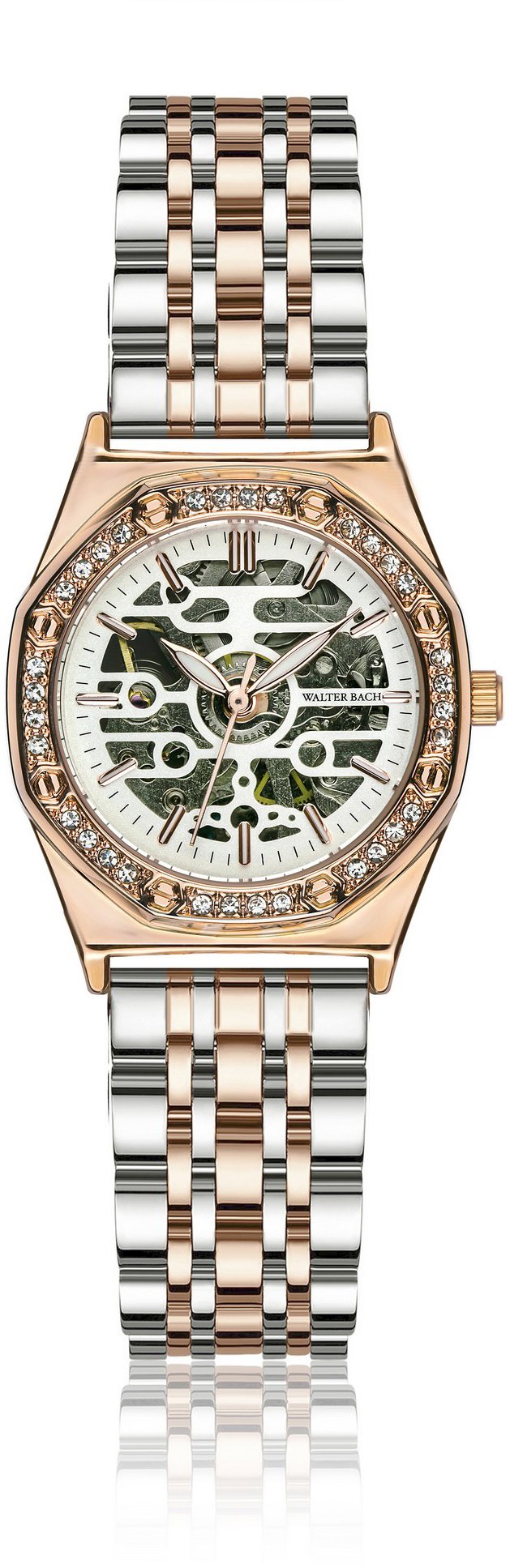 Walter Bach Dámske hodinky okrúhle WCP-5518SRQ