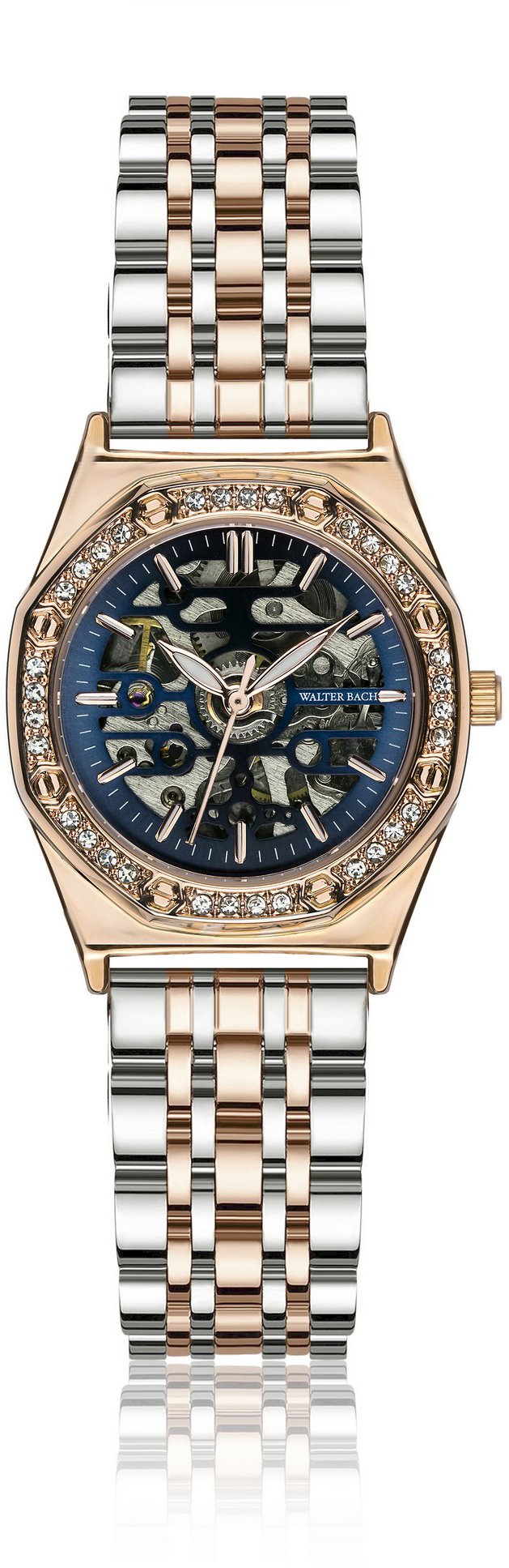 Walter Bach Dámske hodinky okrúhle WCR-5518SRQ