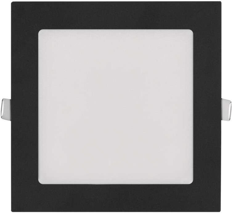 EMOS LED podhľadové svietidlo NEXXO čierne, 17,5 × 17,5 cm, 12,5 W, teplá/neutrálna biela
