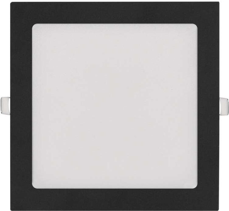 EMOS LED podhľadové svietidlo NEXXO čierne, 22,5 × 22,5 cm, 18 W, teplá/neutrálna biela