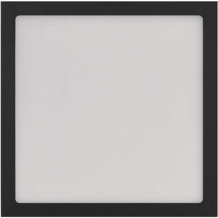 EMOS LED svietidlo NEXXO čierne, 17 × 17 cm, 12,5 W, teplá/neutrálna biela