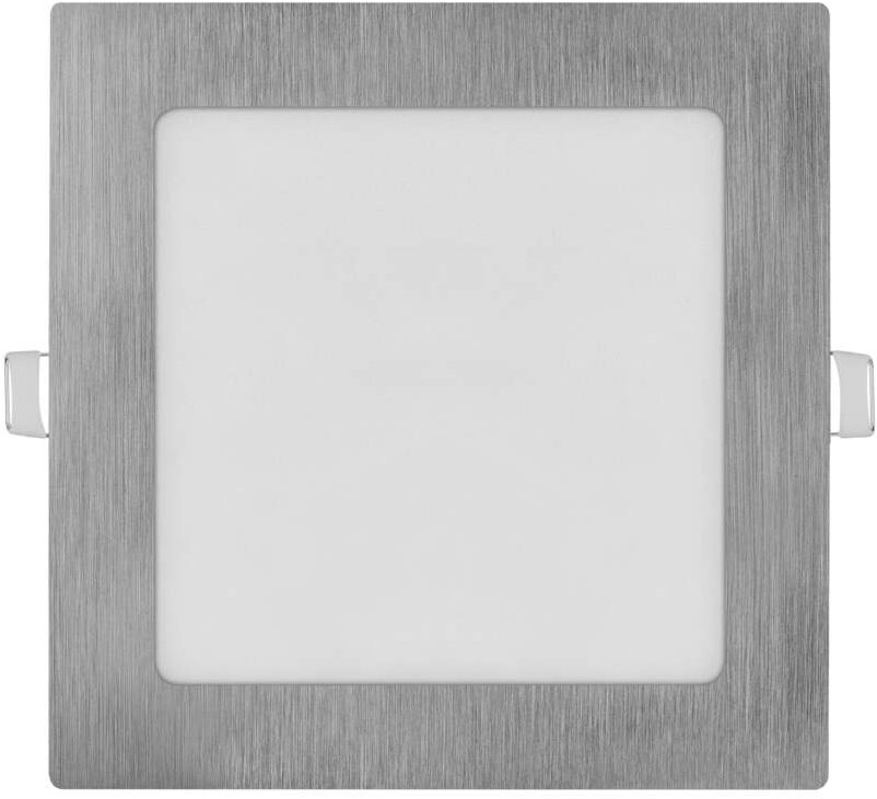 EMOS LED podhľadové svietidlo NEXXO strieborné, 17,5 × 17,5 cm, 12,5 W, teplá/neutrálna biela
