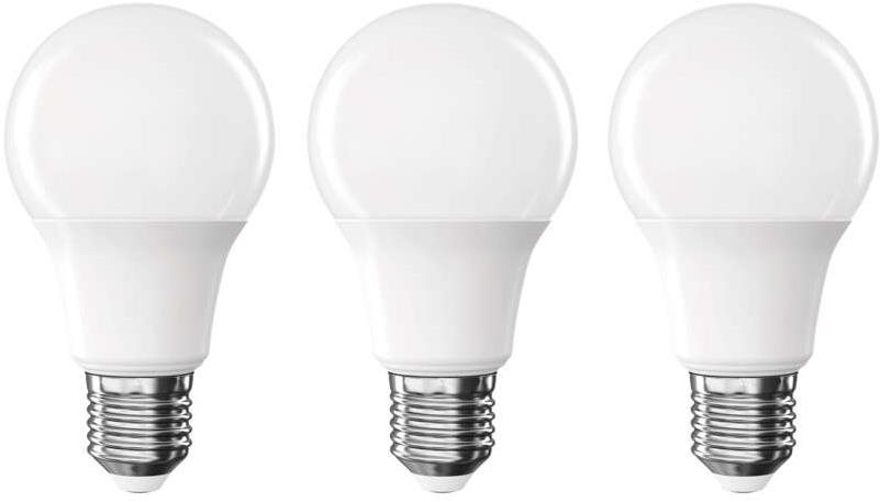 EMOS Classic A60, E27, 7 W (60 W), 806 lm, teplá biela – balenie 3 ks
