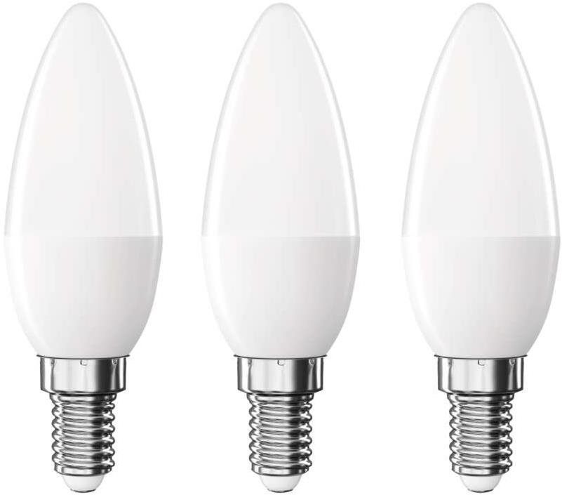EMOS Classic sviečka, E14, 4,2 W (40 W), 470 lm, teplá biela – balenie 3 ks