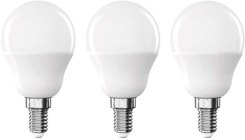 EMOS Classic Mini Globe, E14, 4,2 W (40 W), 470 lm, teplá biela – balenie 3 ks