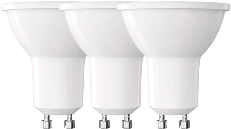 EMOS Classic MR16, GU10, 3 W (32 W), 345 lm, teplá biela – balenie 3 ks