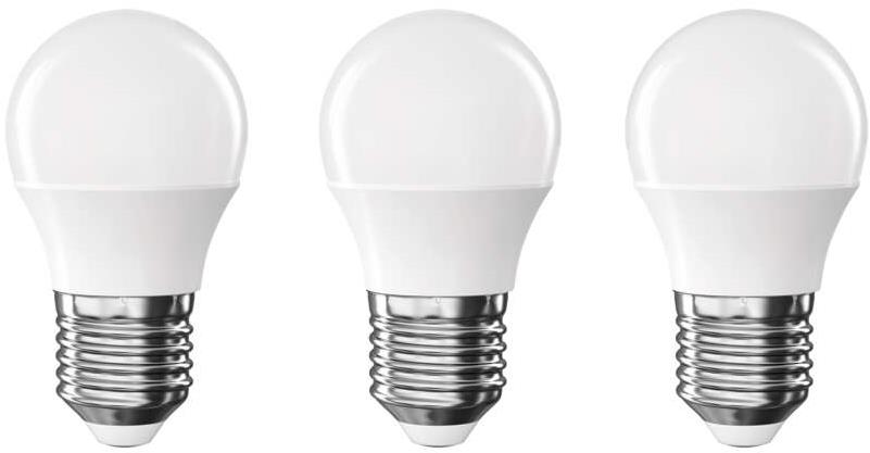 EMOS Classic Mini Globe, E27, 4,2 W (40 W), 470 lm, neutrálna biela – balenie 3 ks