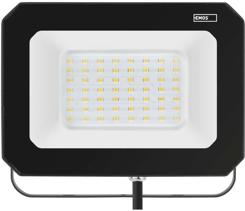 EMOS LED reflektor SIMPO 50 W, čierny, neutrálna biela