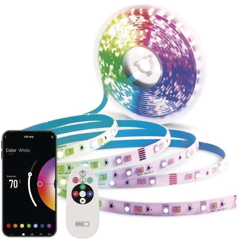 EMOS GoSmart WiFi 2 m, 11 W, 750 lm, RGB/CCT