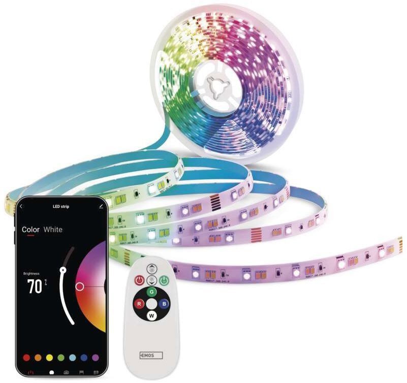 EMOS GoSmart WiFi 5 m, 21 W, 1400 lm, RGB/CCT