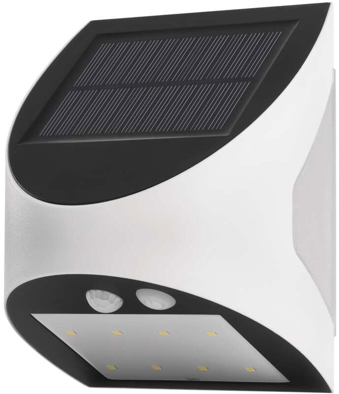 EMOS LUMI solárna LED, s pohybovým senzorom, 240 lm, biele, neutrálna biela