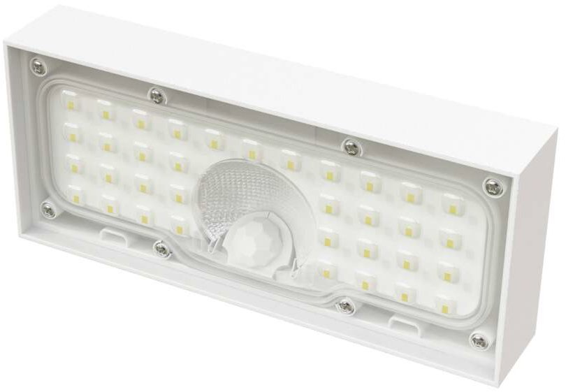 EMOS BRIXO solárne LED, s pohybovým senzorom, 900 lm, biele, neutrálna biela
