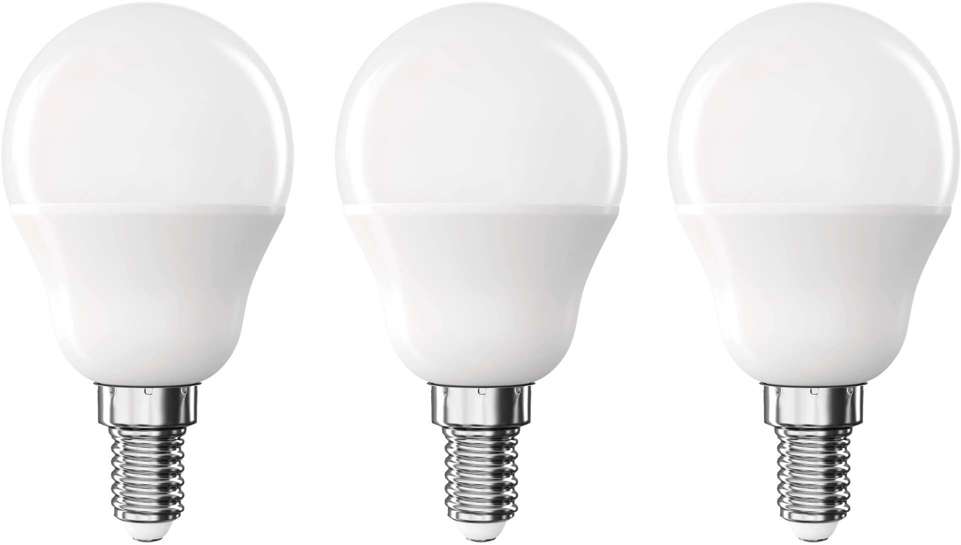EMOS Classic Mini Globe, E14, 4,2 W (40 W), 470 lm, neutrálna biela – balenie 3 ks