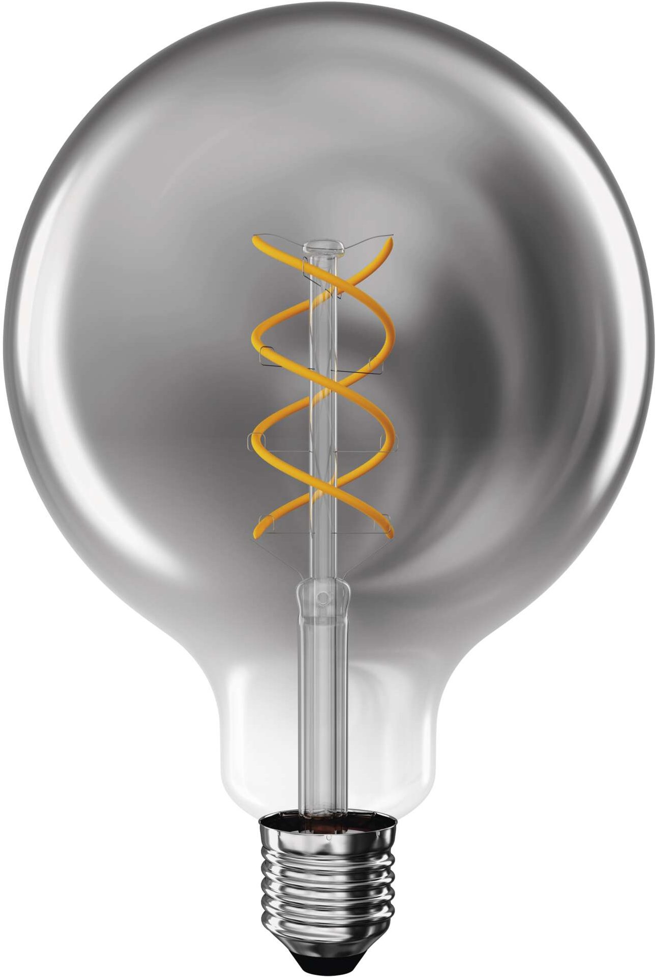 EMOS DECO SMOKED G125, E27, 4,5 W (19 W), 180 lm, flame