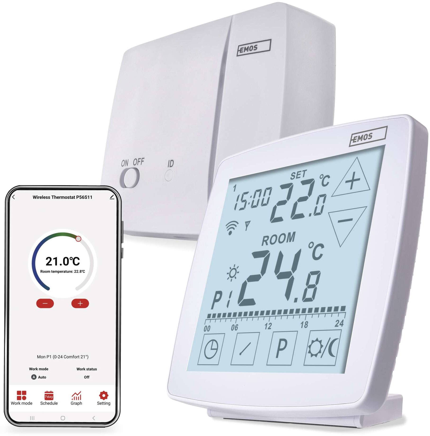 EMOS GoSmart P56S11 izbový, programovateľný, bezdrôtový, WiFi