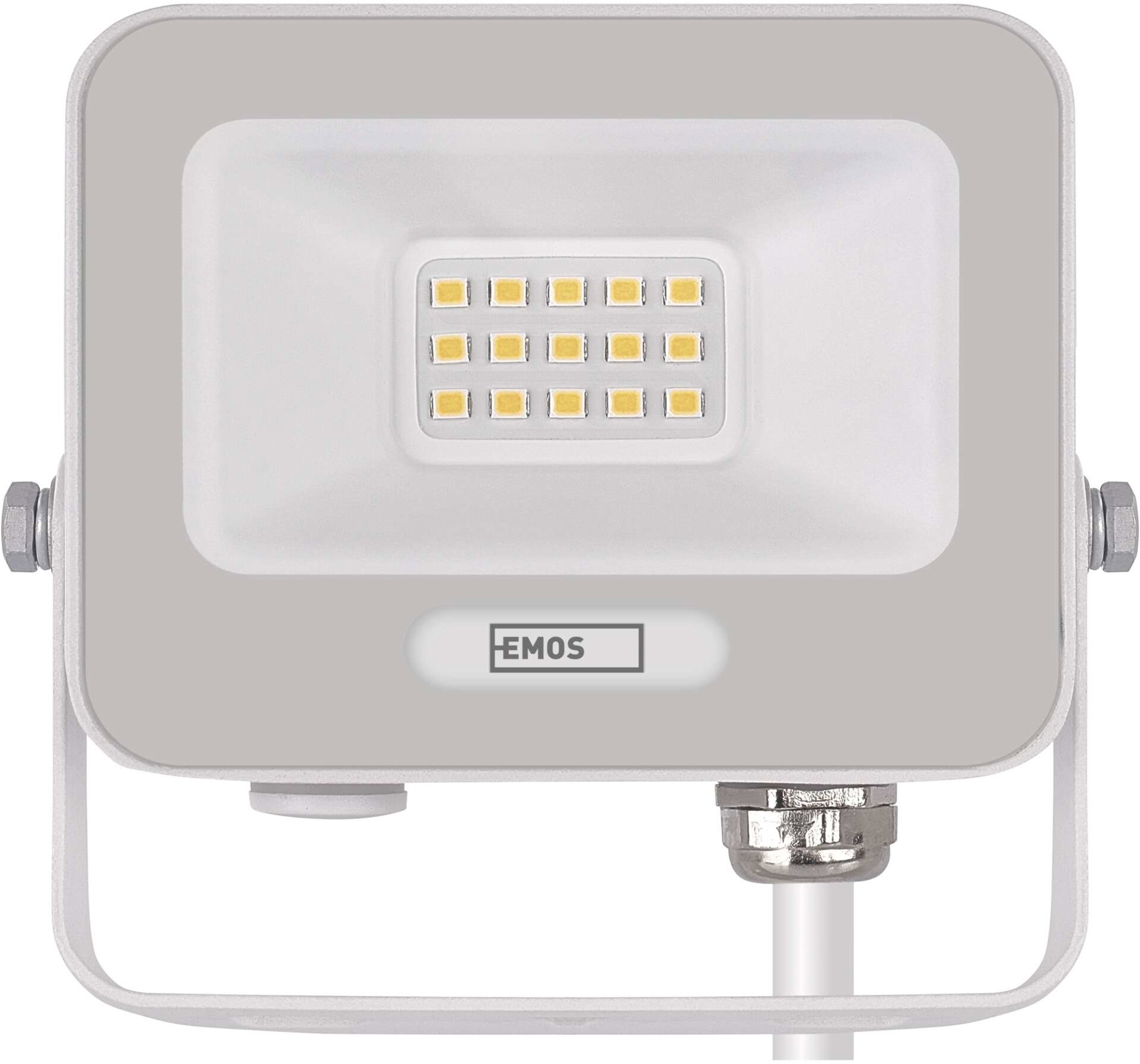 EMOS GLARO 10 W, biely, IP65, 1000 lm, neutrálna biela