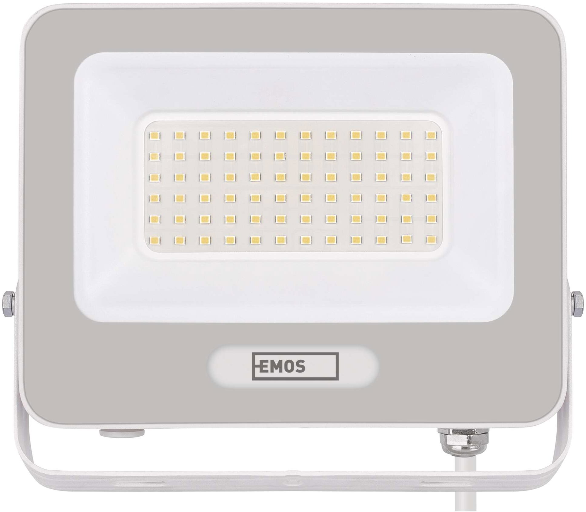 EMOS GLARO 50 W, biely, IP65, 5000 lm, neutrálna biela